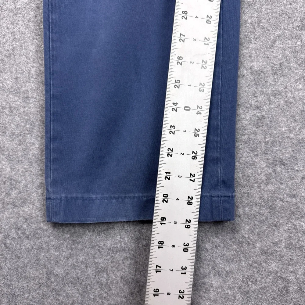 Banana Republic Chino Pants 36x28 Blue 100% Cotton Straight Leg Casual Mens